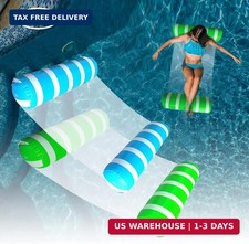 Inflatable Pool Floats Adult Size Water Hammock,Pool Rafts Lounge Chairs Floatin