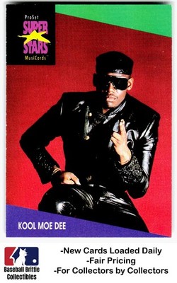 1991 Pro Set SuperStars MusiCards #128 Kool Moe Dee