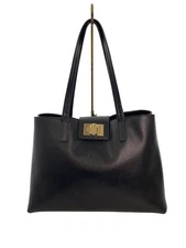 FURLA Tote Bag Leather BLK 1927