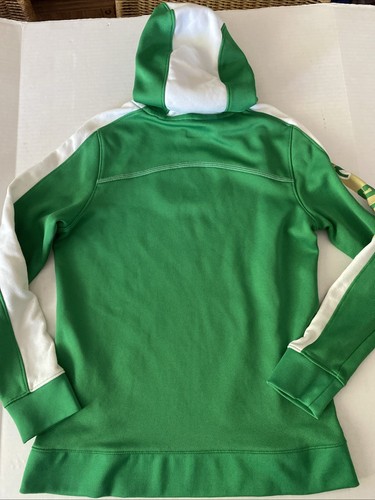 Suéter Notre Dame Adidas Sudadera con Capucha Verde Mediana Sudadera NCAA Logo Cosido - Imagen 9 de 9
