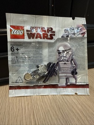 Lego Star Wars Stormtrooper Chrome Minifigure Polybag New Sealed 2009 Silver