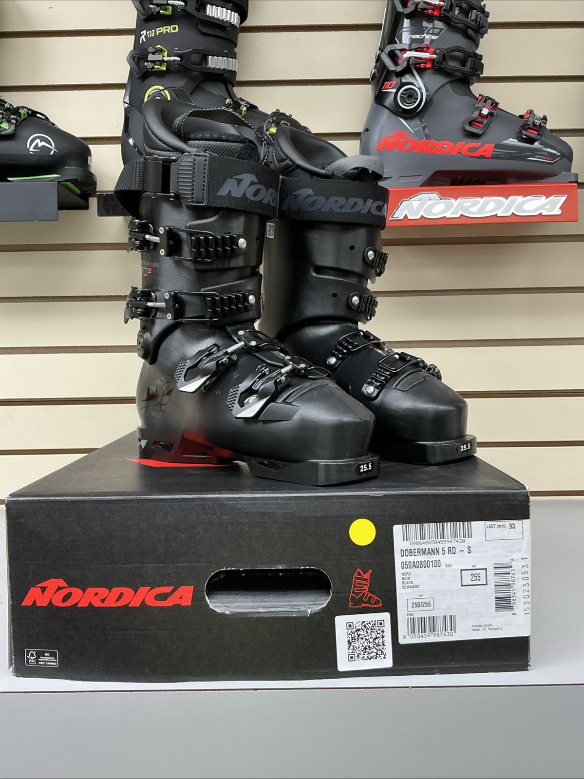 SALOMON Nordica Dobermann 5 RD S 25.5 Rigido 24 25 NUOVO