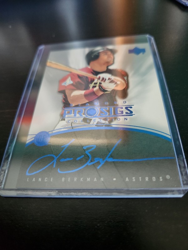 2004 Upper Deck LANCE BERKMAN #71 Pro Sigs Diamond Collection Houston Astros