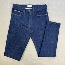 Spoke 14oz Selvedge Denim Jeans Mens W30 L30 Build A Indigo Blue Redline Stretch