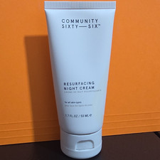 Community Sixty-Six Resurfacing Night Cream Face Neck 1.7 fl oz All Skin