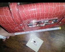 Vintage Y2k GUESS purse Red and Silver