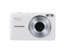 Vivitar Popnap Digital Camera, White, 16X Zoom, 1080p, Micro SD, Single Pack