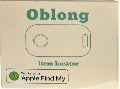 Oblong Item Locator (Works w/ Apple Find My App) by Zoopabaus (for Apple)