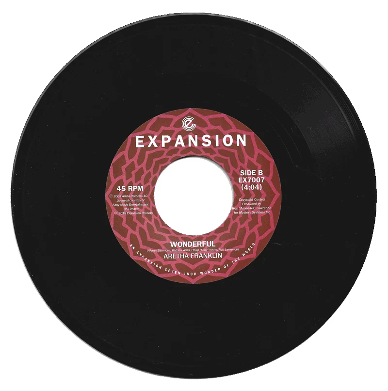 Aretha Franklyn Wonderful (Radio Edit)/Wonderful Northern/Modern Soul Listen - Image 2 of 2