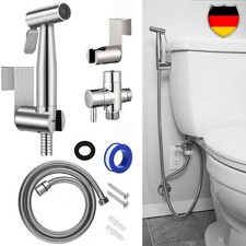 Bidet Brause Waschbeckenbrause Duschbrause Handbrause mit Schlauch Set Edelstahl
