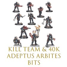 Warhammer 40k Kill Team Adeptus Arbites Bits, Exaction Squad Bits, GW