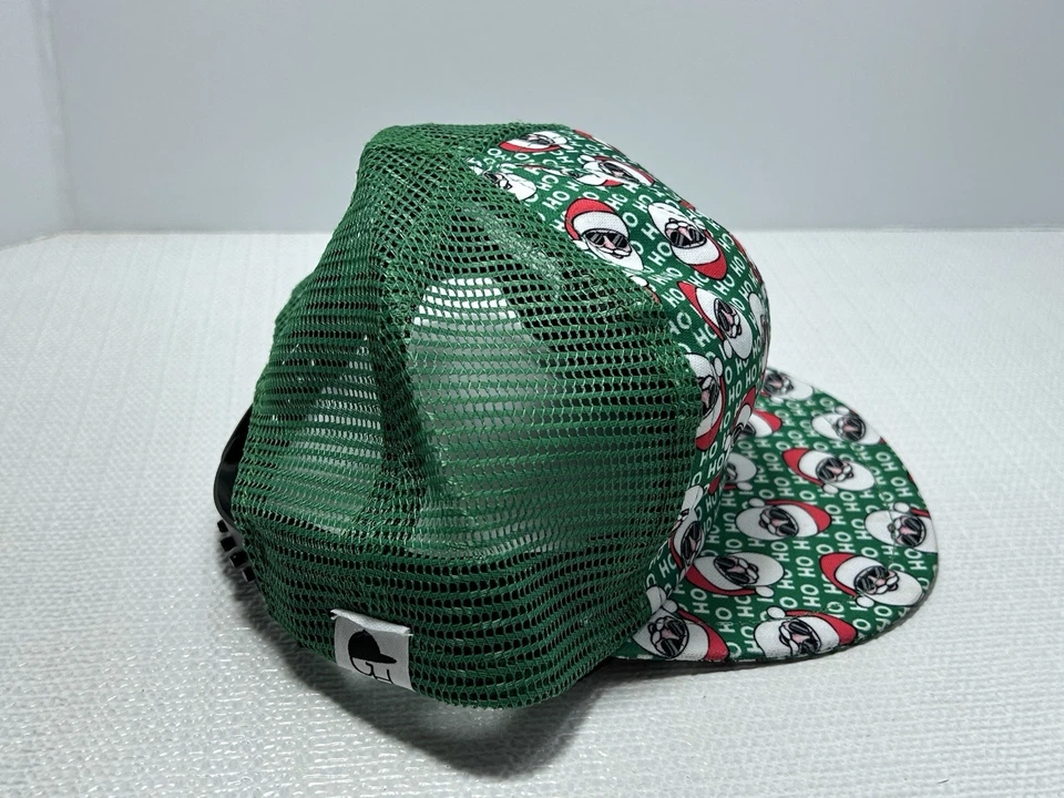 George Hats Santa HO HO Navidad Camionero Niño Pequeño Talla 1-2 Años Sombrero Vacaciones Foto 3 de 4