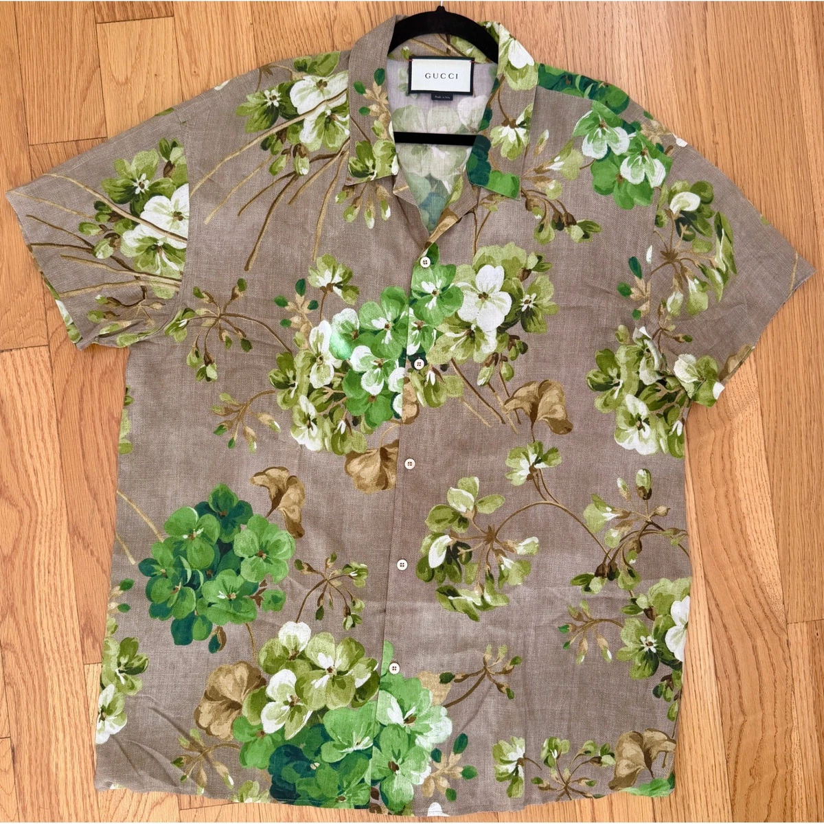 Gucci Floral Button-Up Casual Button-Down Shirts for Men for sale