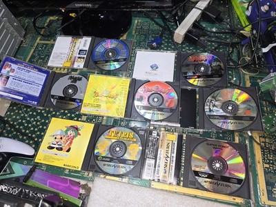 Sega Saturn Japan Import Exact 7 Games-READ ALL