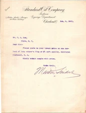 1901 Standard Oil Company Letterhead Cleveland Indiana Cooperage Dept