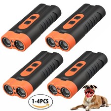 Ultrasonic Anti Dog Barking Repeller Trainer LED Light Gentle Chaser Sonics Stop