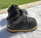 Nike Air Jordan Flight Toddlers Basketball Athletic Shoes 4c Black 828244-020