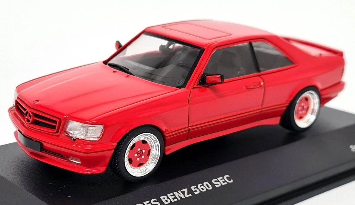 Mercedes-Benz 560 SEC AMG Widebody 1/43 Solido l'icône automobile des années 1980 en métal