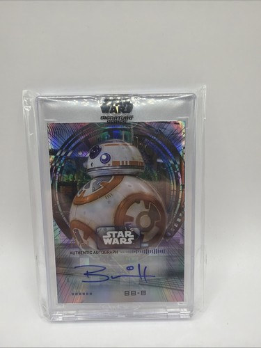 2022 Topps Star Wars Signature Series Blue #/50 Brian Herring BB-8 Auto