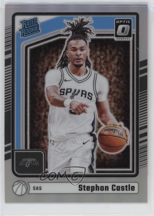 2024-25 Panini Donruss Optic Rated Rookie Holo Prizm Stephon Castle #254 0nr3