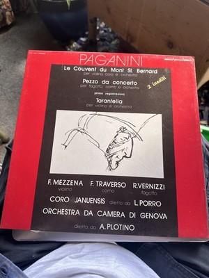 vintage Paganini Le Couvent du Mont St Bernard Vinyl LP (B2)