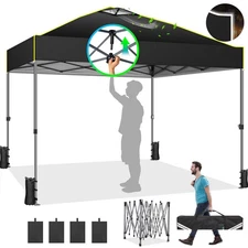 10x10' Commercial Pop UP Canopy Party Tent Folding Waterproof Gazebo Heavy Duty~