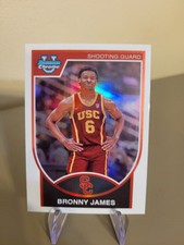 2023/24 Bowman Chrome University  2007 Throwback #07B-1 Bronny James