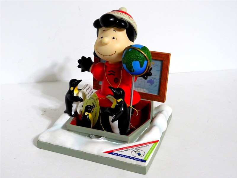 SNOOPY PEANUTS CHARLIE BROWN WESTLAND GIFTWARE LOOKING FOR LUCY SERIES FIGURE