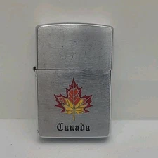 Vintage Zippo Canada Ontario Niagara 1989 Collectible Good Flint Pre-owned 