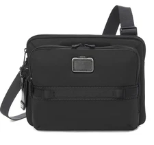 Tumi Alpha Bravo Service Crossbody Carry Bag Nylon Black 142485 Reg $375 NEW
