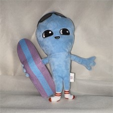 CultureFly Strange Planet Alien Blue Purple Plush Animation Stuffed Animal