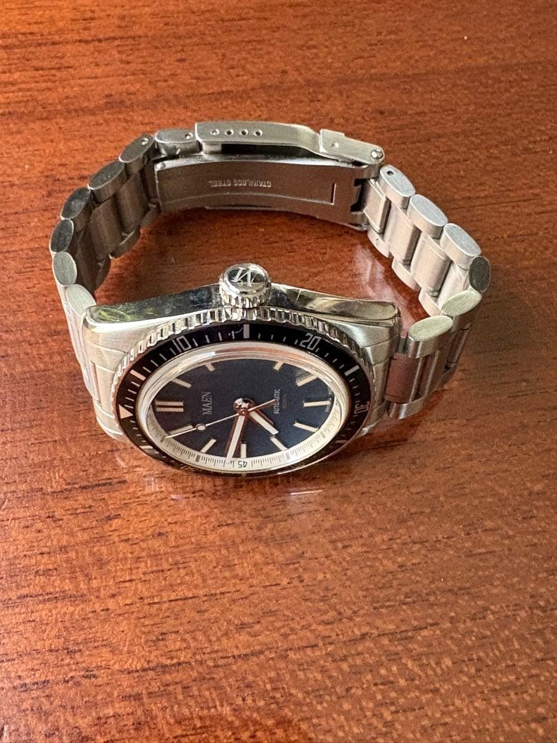 MAEN Watches Automatic Watch ETA2824-2 MK4 Compact heritage diver Men's silver image 2