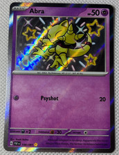 Abra 148/091 Shiny Rare Paldean Fates Pokemon Holo Near Mint on eBay