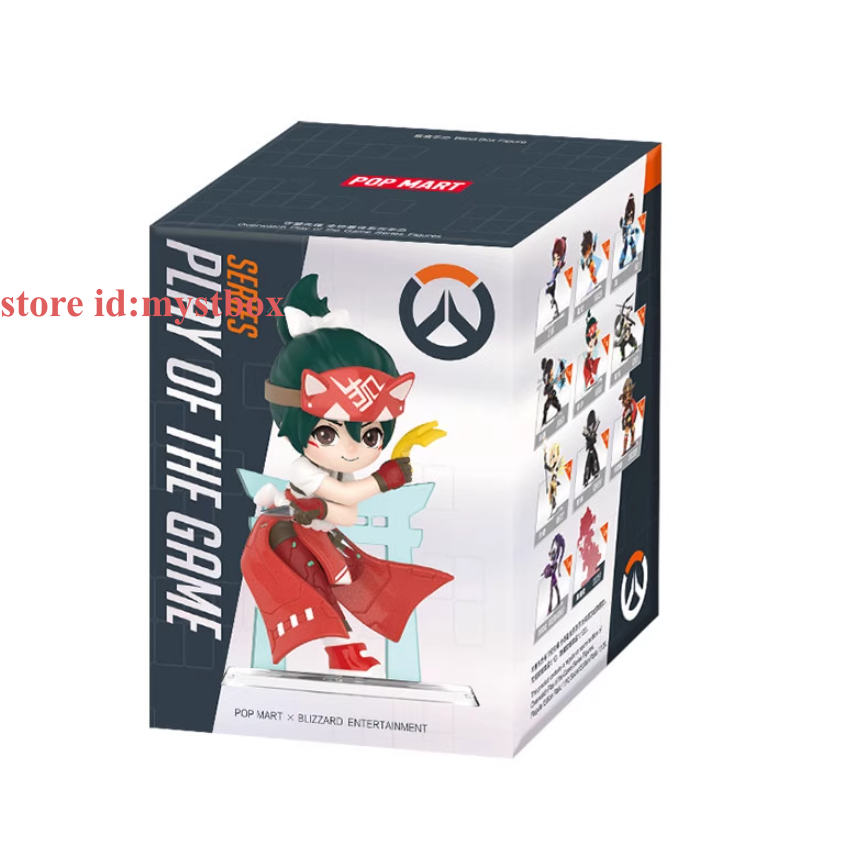 【未開封】POP MART OVERWATCH アソートボックス（10個入） Pop Mart Overwatch Play of the Game Series Blind Box Figure Toy