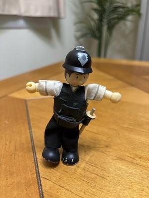 Le Toy Van Budkins Policeman With Baton Bully Club 4  Tall
