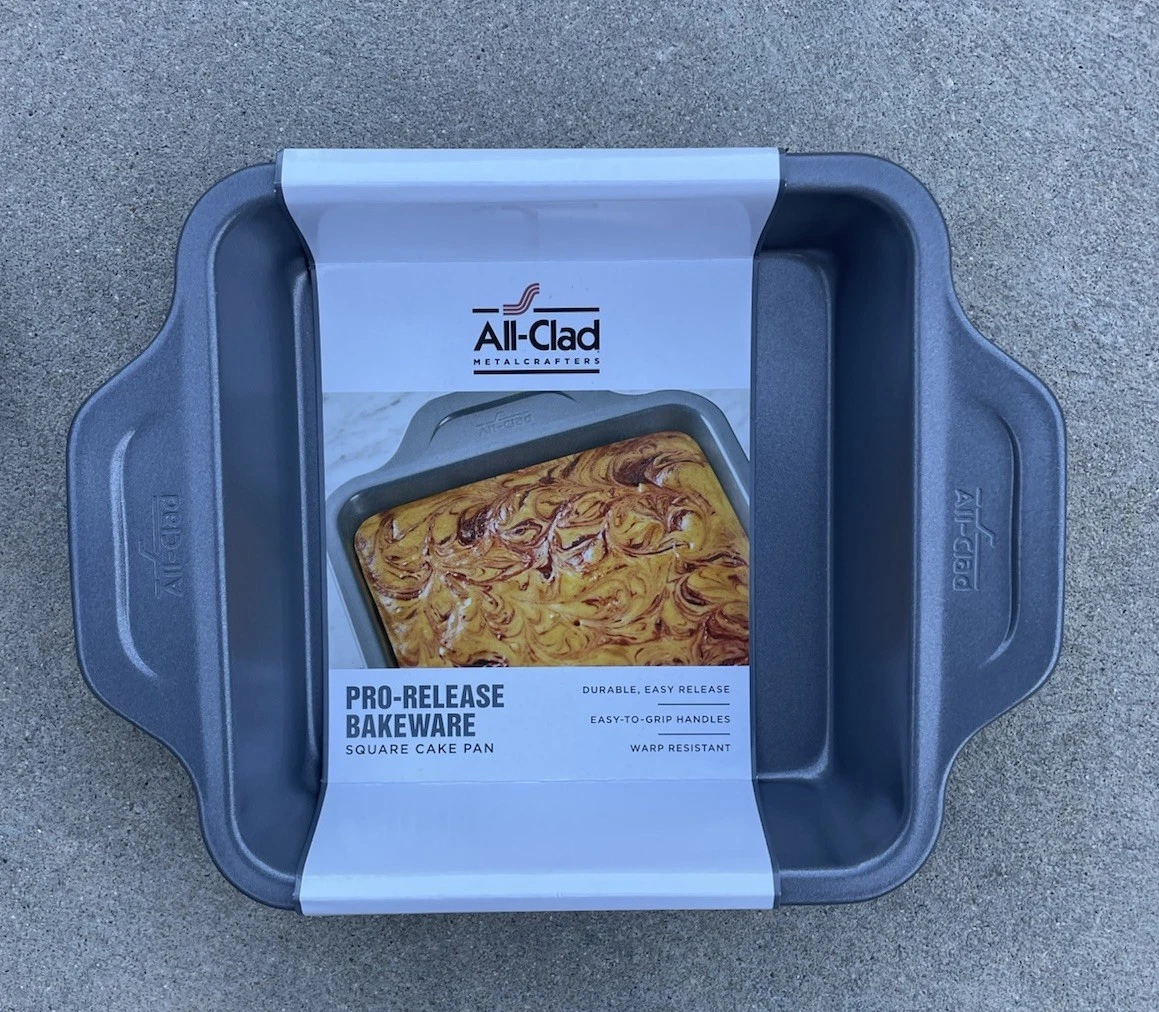 New All-Clad Nonstick Pro-Release Bakeware 8” Square Cake Pan NWT