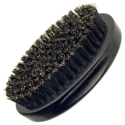 BilaliyMil 4.3 IN Natural Boar Bristle Beard Brush x 2.4 x 1.6 