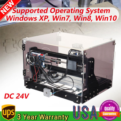 CNC 3018 Router Laser Machine PWM Spindle Wood PCB Milling Engraving Cutting