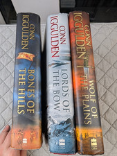 Conn Iggulden Conqueror Series x3 Hardback Historical Fiction Book Bundle VGC