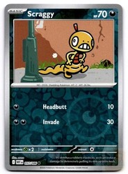 Scraggy - SV: White Flare #057/086 Reverse Holo