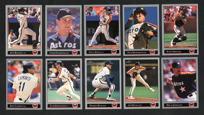 1992 Leaf Houston Astros Baseball Card Team Set  #TS715