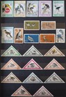 RARE AND EXOTIC BIRDS. 65 STAMPS (8 FULL ISSUES) + 2 BLOCK. LOT IN GERMANY — photo 7