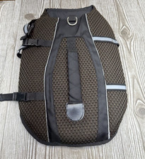 Pet Dog Life Jacket Swimming Safety Vest Reflective Stripe PULL Handle L - BROWN