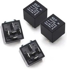 4 Pack 40A Automotive Relays, 5 Pin Relay, 12V Waterproof Car Relay, Auto Relay