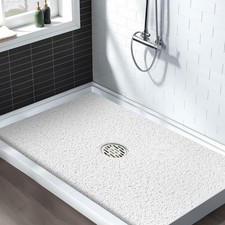 Maribur Extra Large Non Slip Shower Mat 39.4X27.5 Inch Loofah Shower Mat For