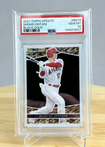 2021 Topps Update BG13 Shohei Ohtani PSA 10 Black Gold
