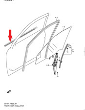 Baguette de porte Suzuki VITARA
