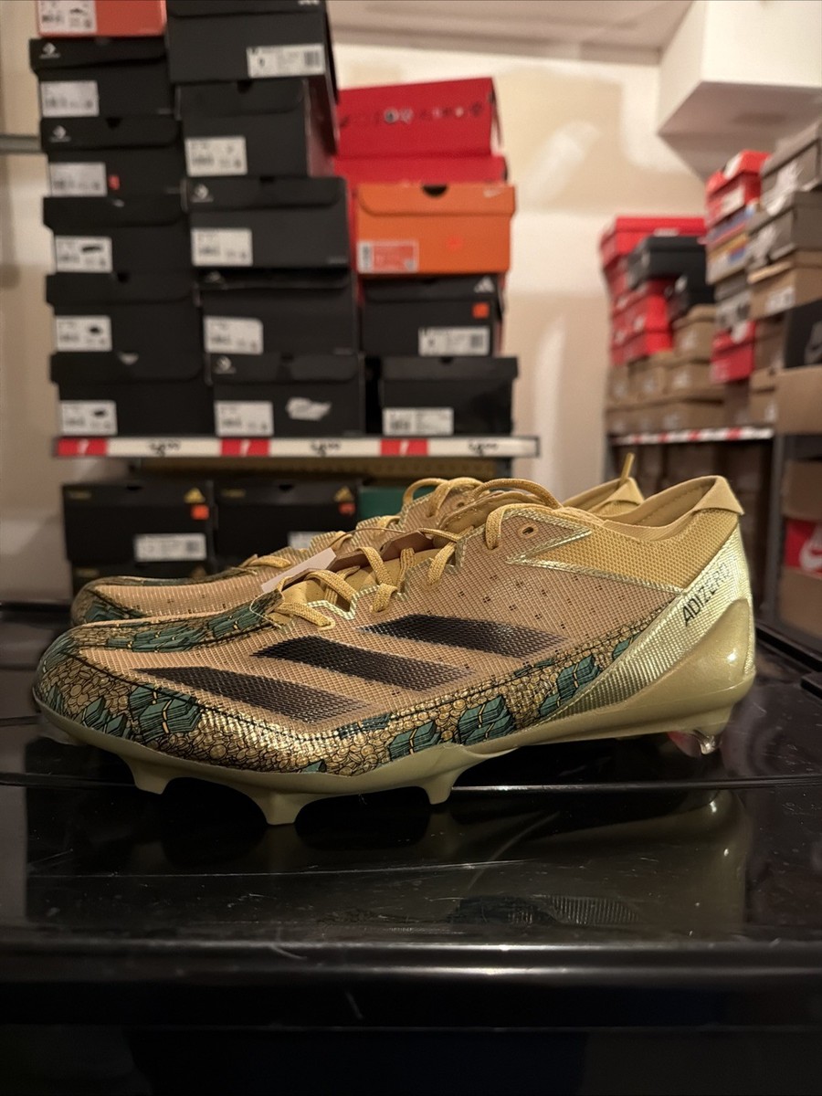 Adidas Adizero Electric Football Cleats Scrooge McDuck Gold Mens 13 (IE6557) NEW Adidas Adizero Electric Scrooge McDuck US Gold Football  main image 3