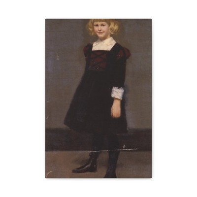 Kenyon Cox - Untitled, Portrait of a Young Girl - Canvas Wall Art