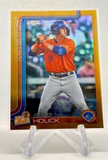 2025 Topps Pro Debut Colin Houck Chrome Insert Gold Refractor 15/50 #PDC-57 Mets